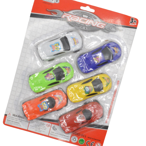 Super Mini Racing Car Pack of 6