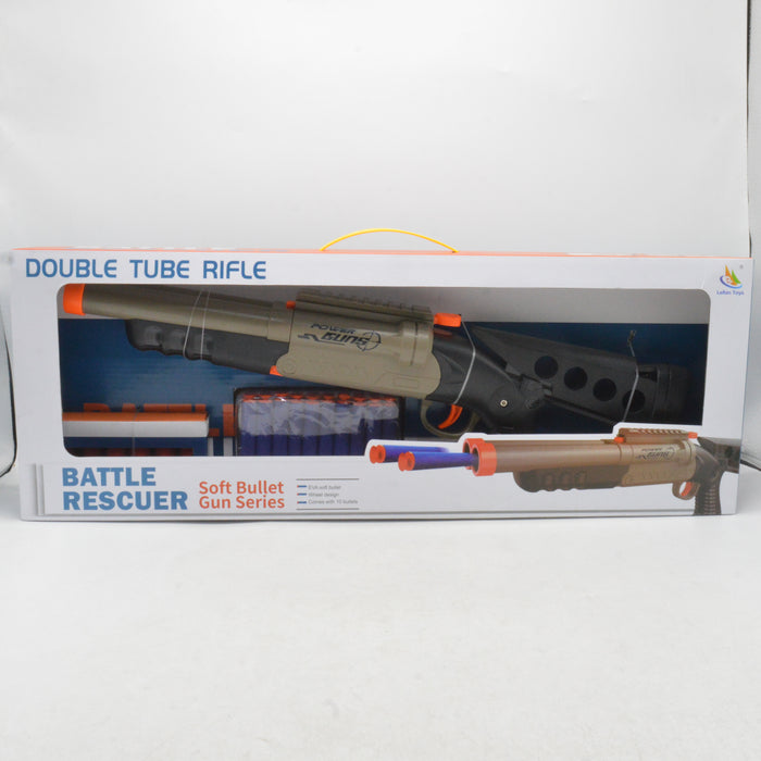 Double Tube Battle Rescuer Soft Bullet Gun