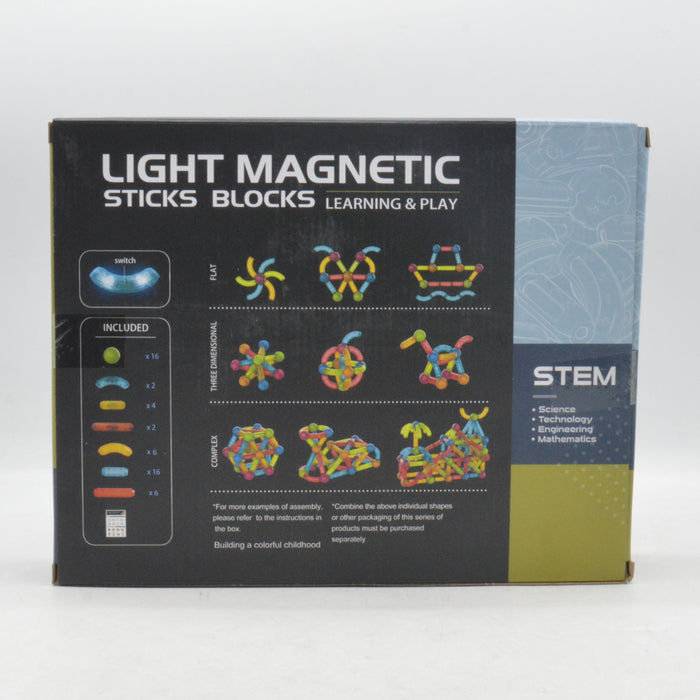 Light Magnetic Sticks Blocks