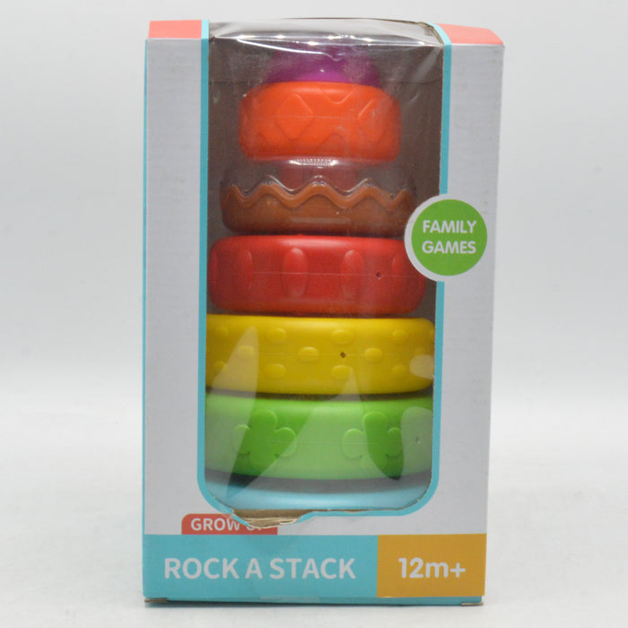 Colorful Stacking Ring Tower