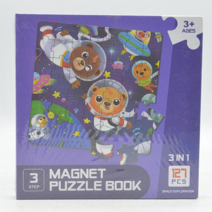 Space Exploration Theme Magnet Puzzle Book