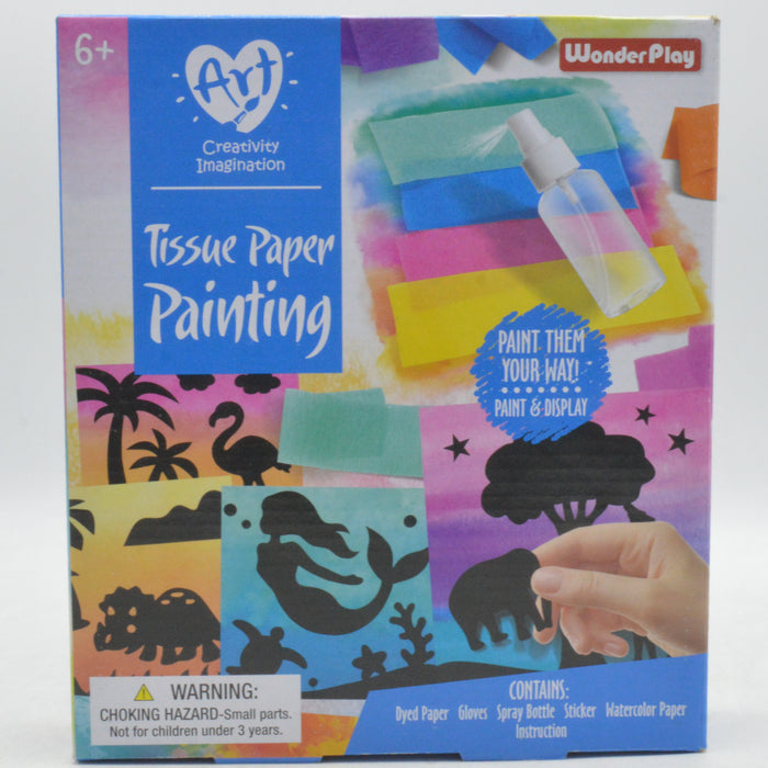 Wonder Play Tissue Paper Painting