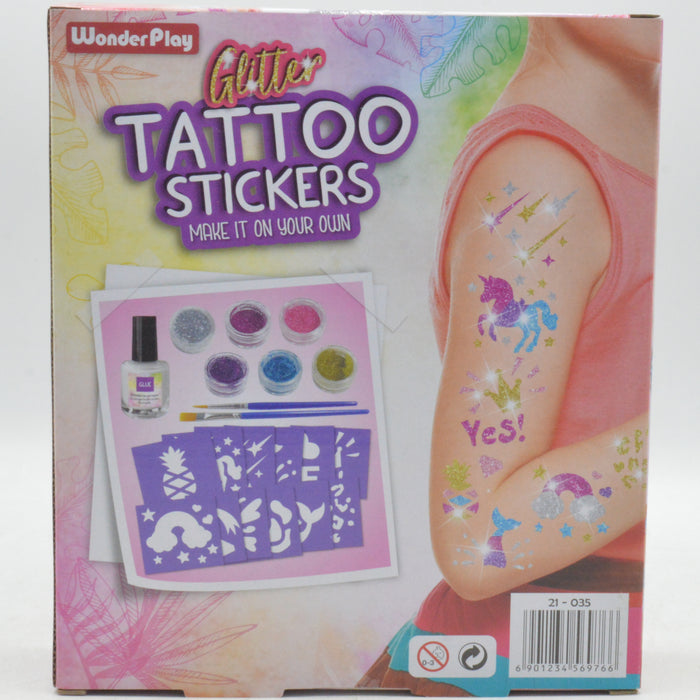 Glitter Tattoo Stickers For Girls