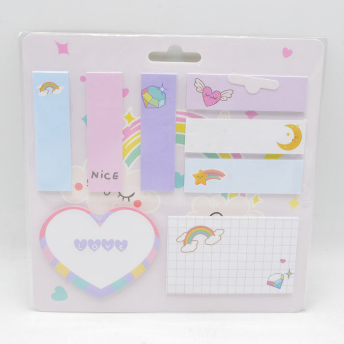 Rainbow Theme Sticky Notes