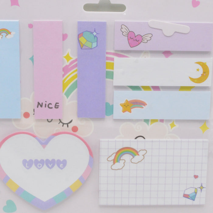 Rainbow Theme Sticky Notes