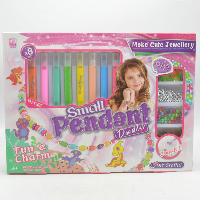 DIY Graffiti Small Pendant Doodler Set