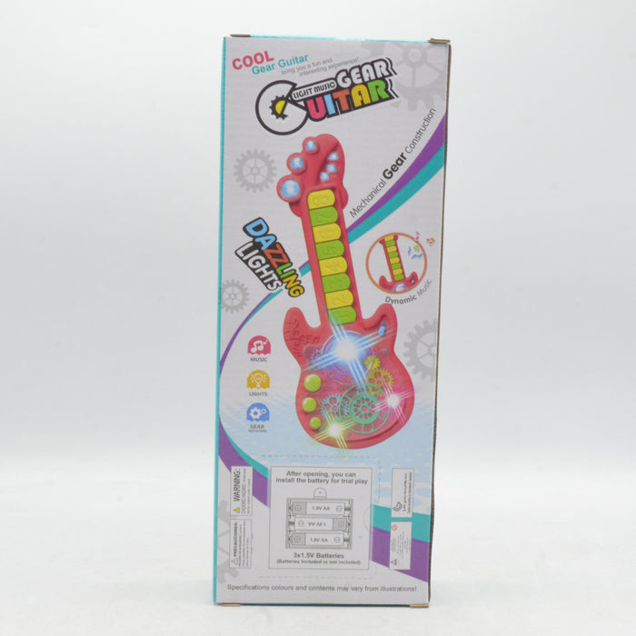Gear Guitar with Lights & Sound