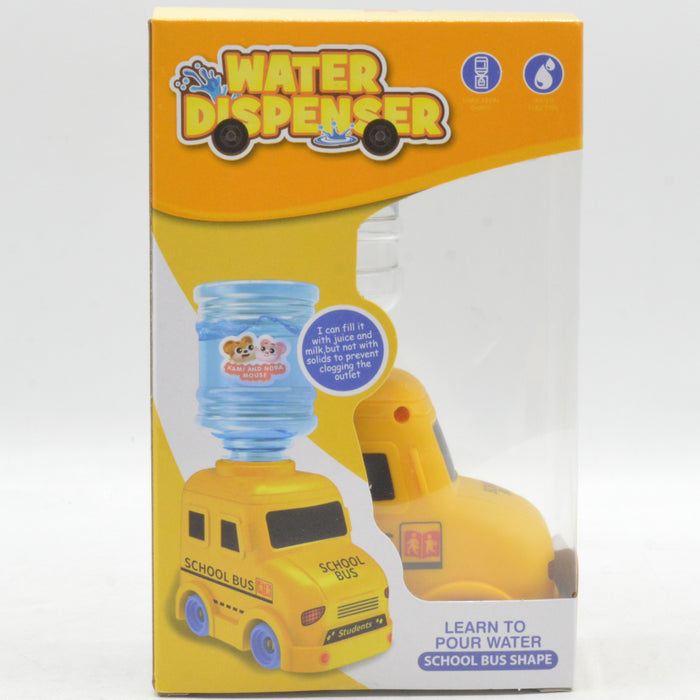 School Bus Shape Water Dispenser