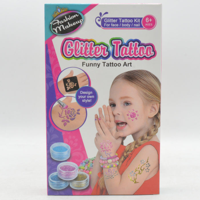 Little Girls Glitter Tattoo Kit