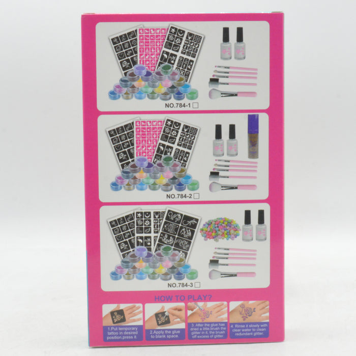 Little Girls Glitter Tattoo Kit