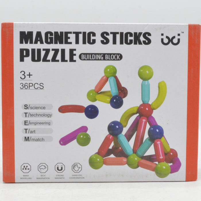 Magnetic Sticks Puzzle Building Blocks