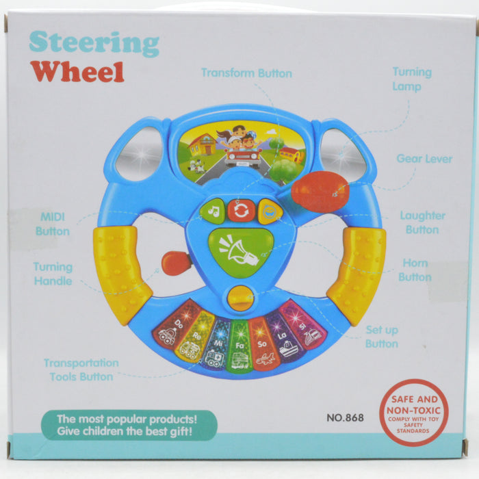 Kids Steering Wheel with Light & Sound
