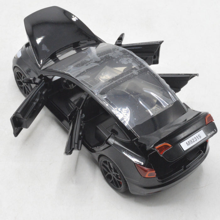 Diecast Metal Body Tesla Car