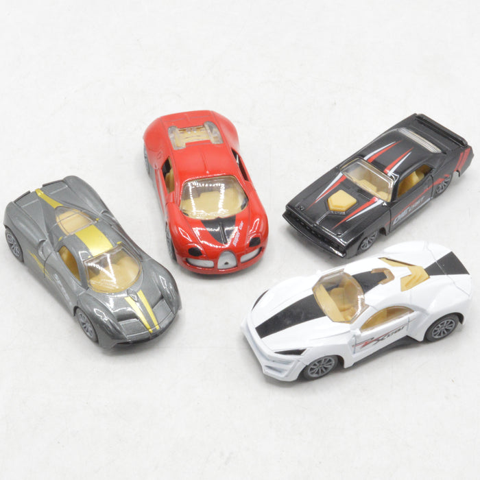 Diecast Sport  Car Pack Of 4