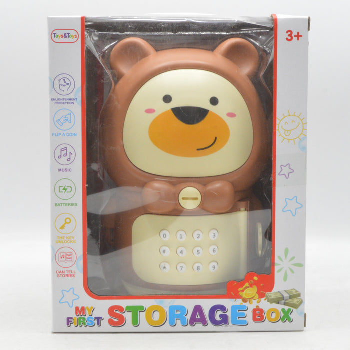 Bear Shape Storage Box with Sound