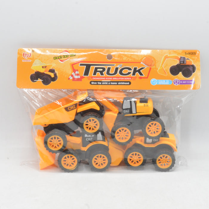 Engineering Construction Truck pack of 4