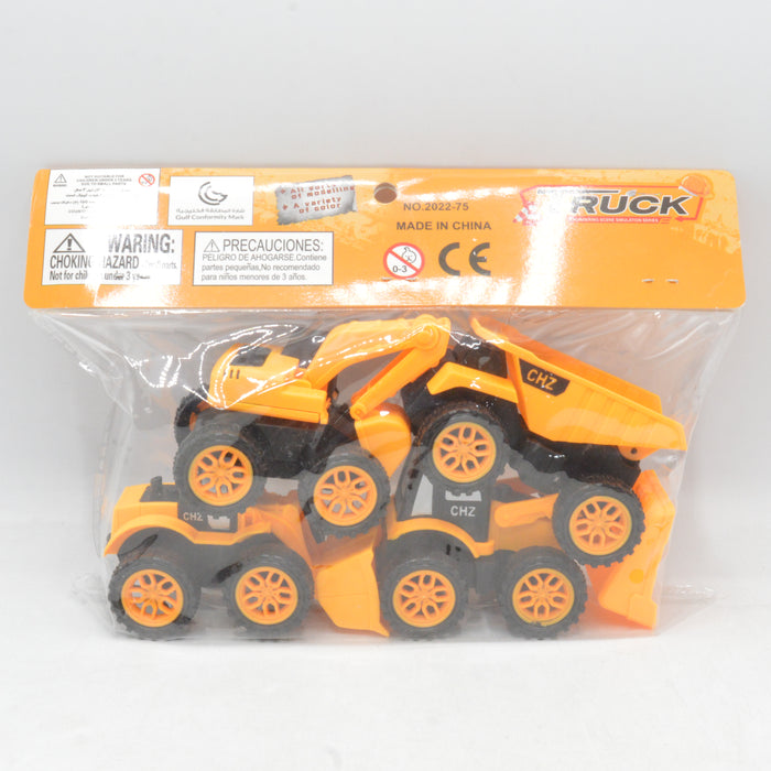 Engineering Construction Truck pack of 4