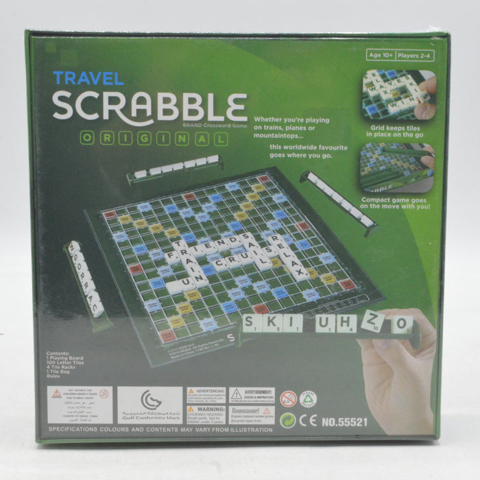 Travel Scrabble Crossword Game
