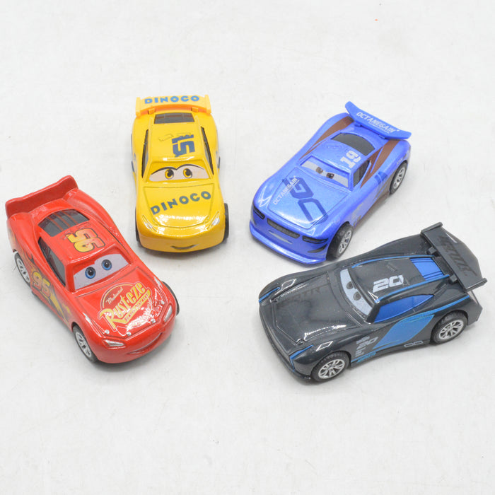 Diecast Pack of 4 Racing Car
