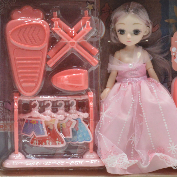 Cute Doll with Home Appliance Accessories