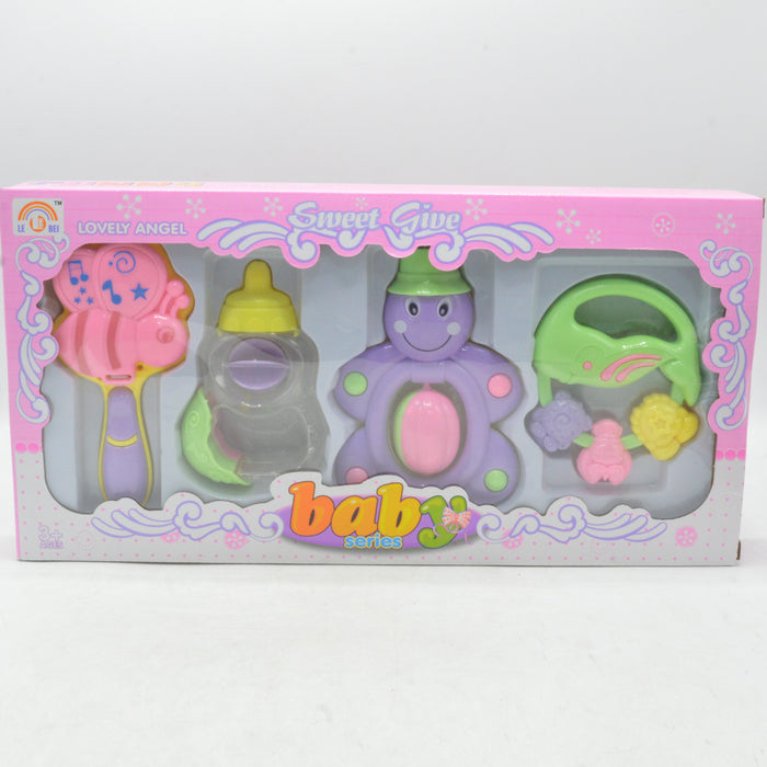 Lovely Baby Rattles 4 Pieces