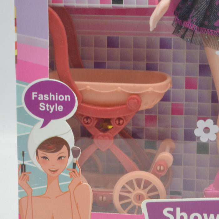 Doll with Beautiful Shower Room