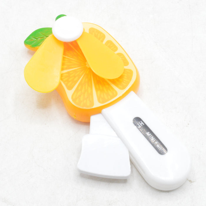 Mini Orange Design Manual Fan
