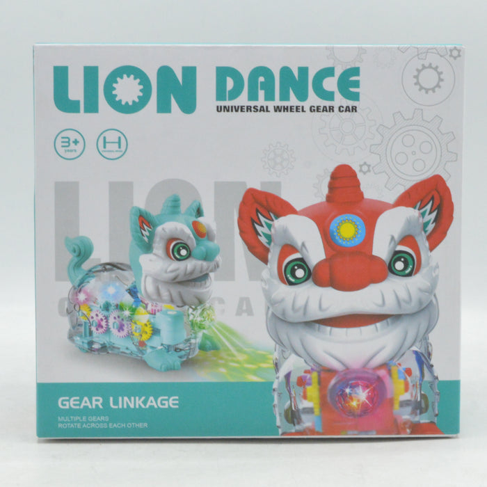 Wheel Gear Lion Dance with Light & Sound