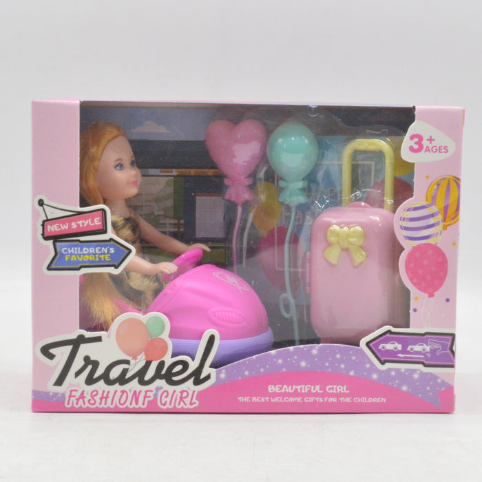 Travel Fashion Doll with Accessories
