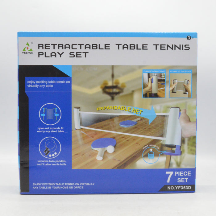 Retractable Table Tennis Play Set