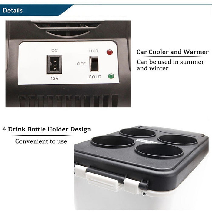 Portable Car Refrigerator Hot and Cold Truck Electric Fridge