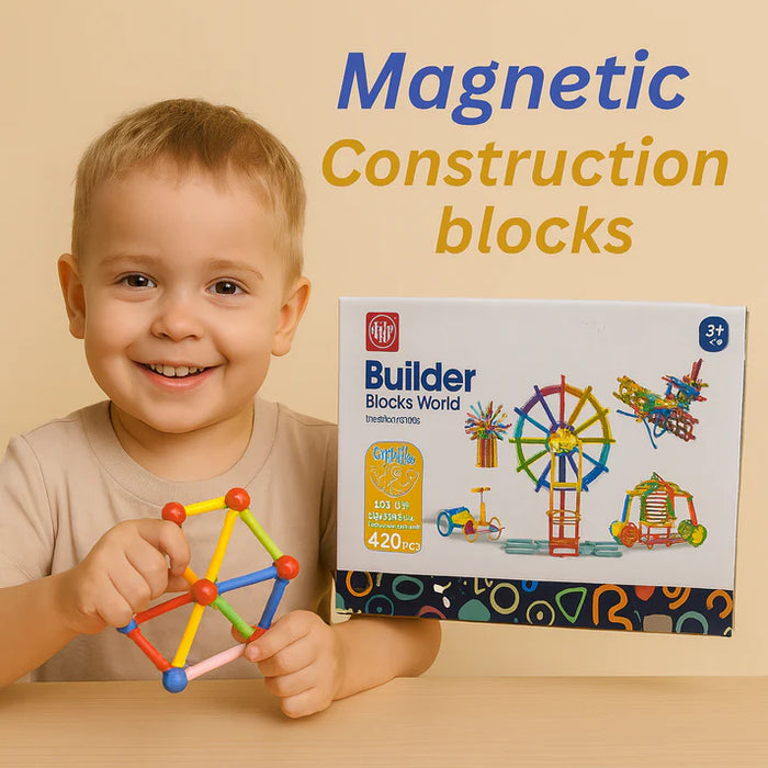 Magnetic Builder Block 420 Pieces