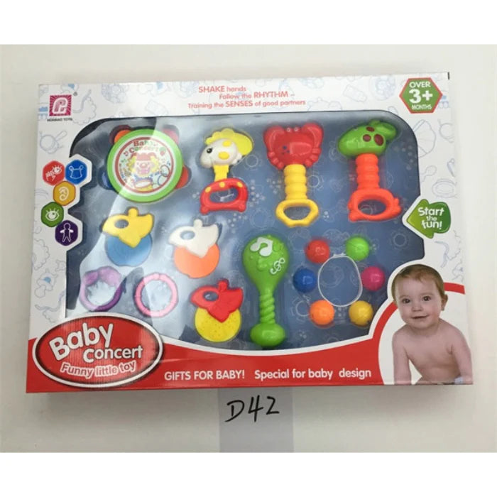 Pack of 11 Baby Concert Rattle Set
