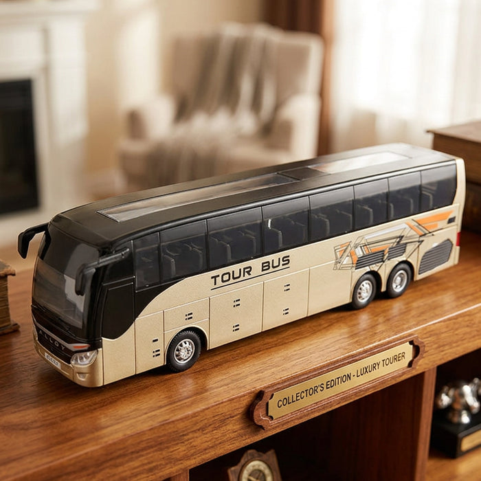 Diecast Tour Bus with Light & Sound