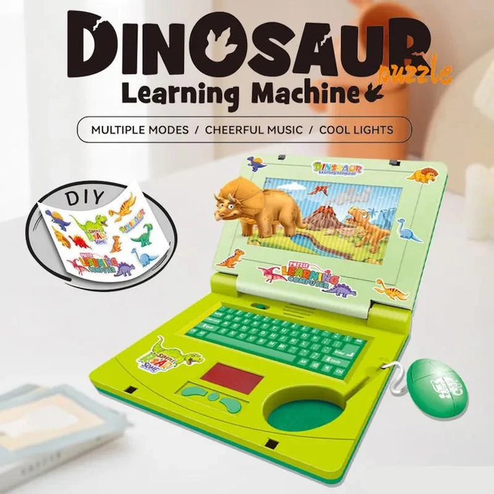 Dinosaur Theme Laptop with Lights & Sound