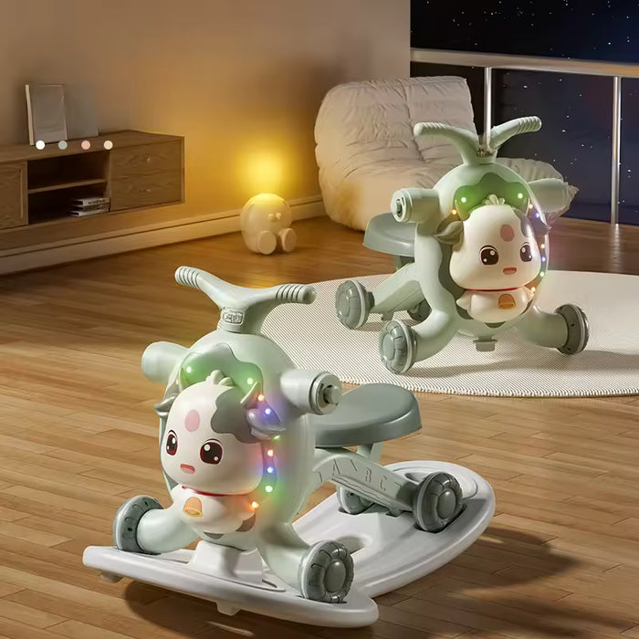 Cartoon Character Head Baby Walker