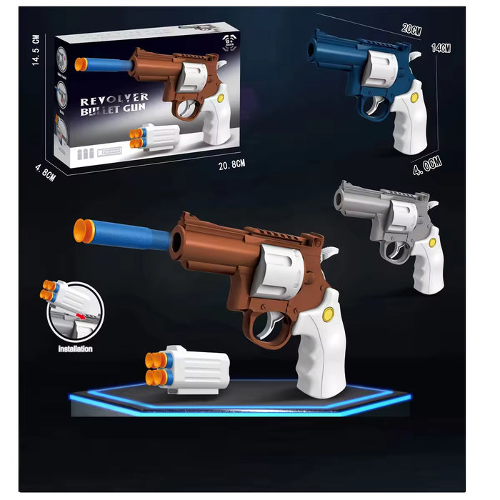 Revolver Bullet Gun with Soft Bullets
