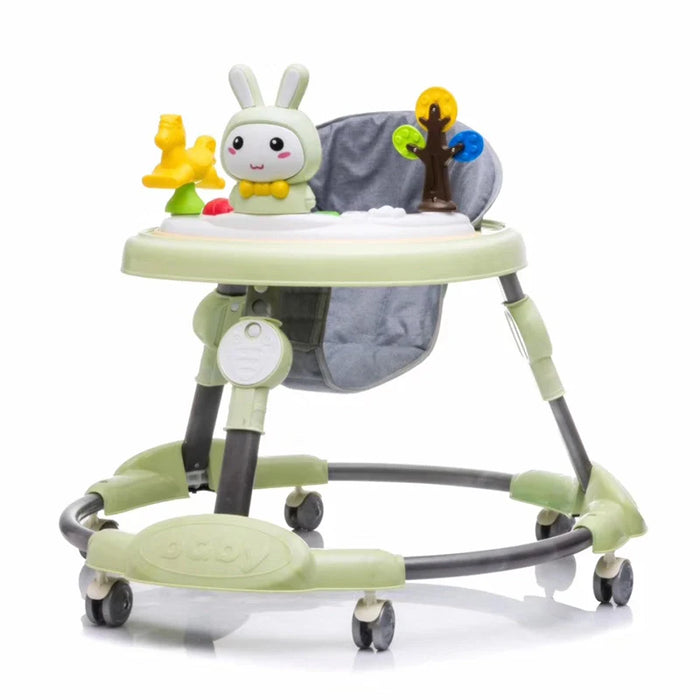 Green Bunny Shape Baby Walker