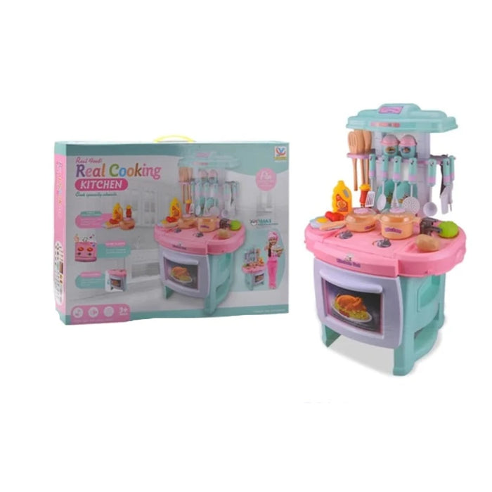 3 In 1 Real Cooking Kitchen Set