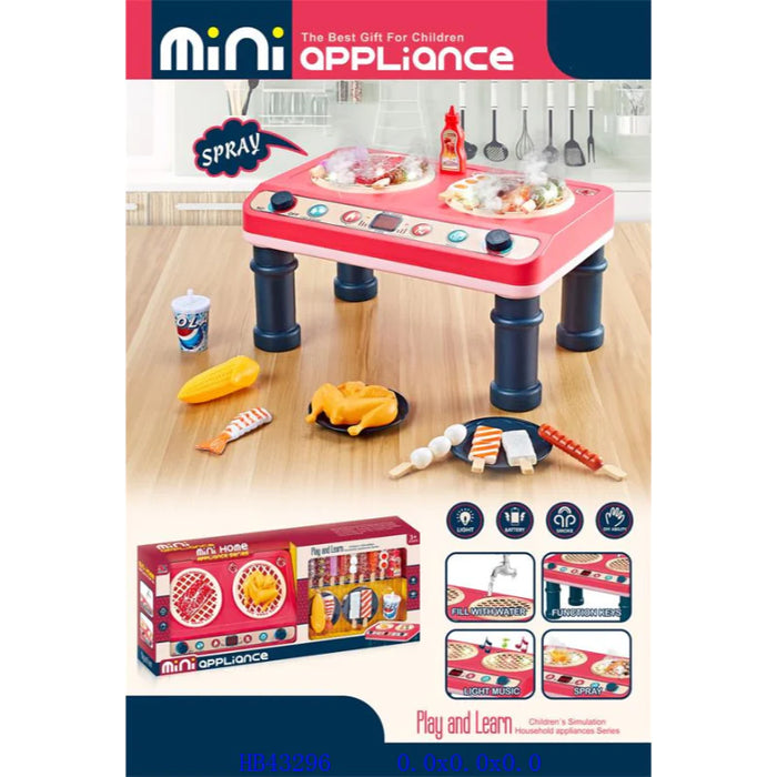 Mini Appliance Kitchen Set with Lights & Sound