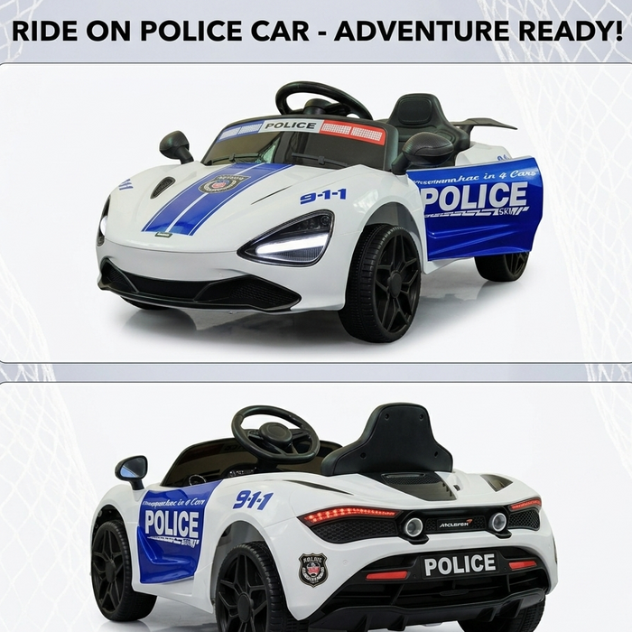 Police Mclaren Ride on Car