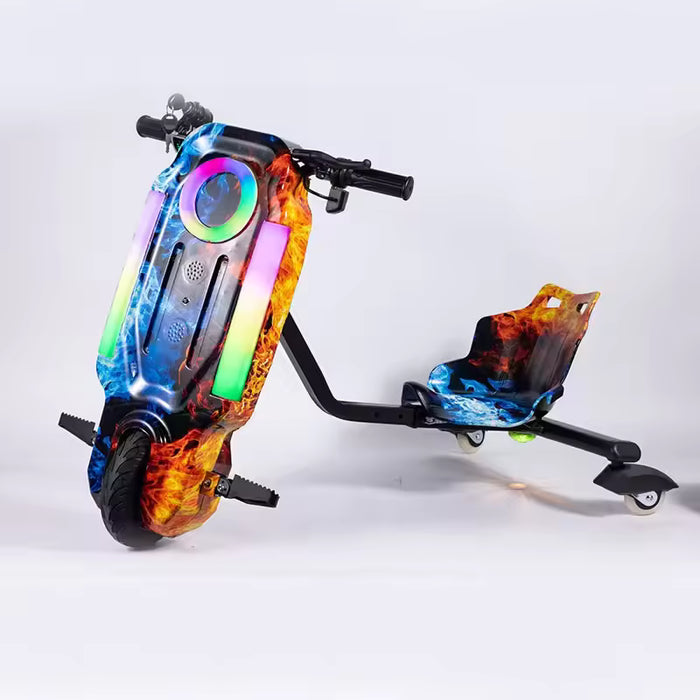 3-Wheel Electric Drift Scooter with LED Lights