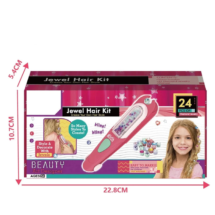 Girls Jewel Hair Kit