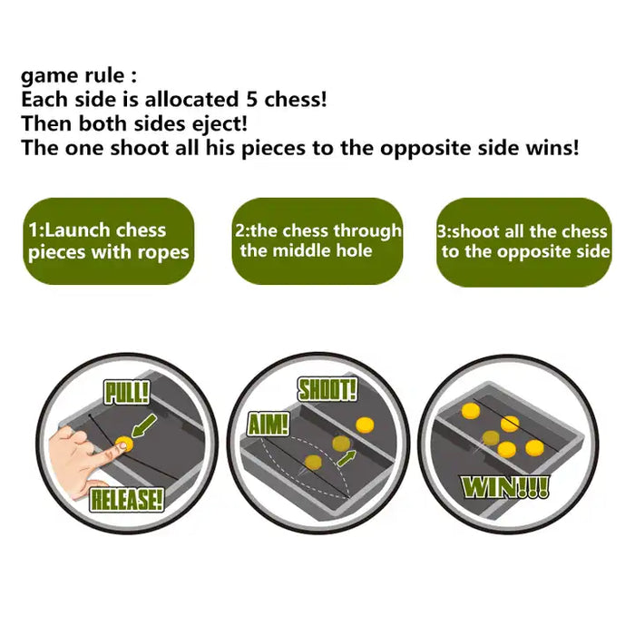 Pucket Ballistic Chess Game