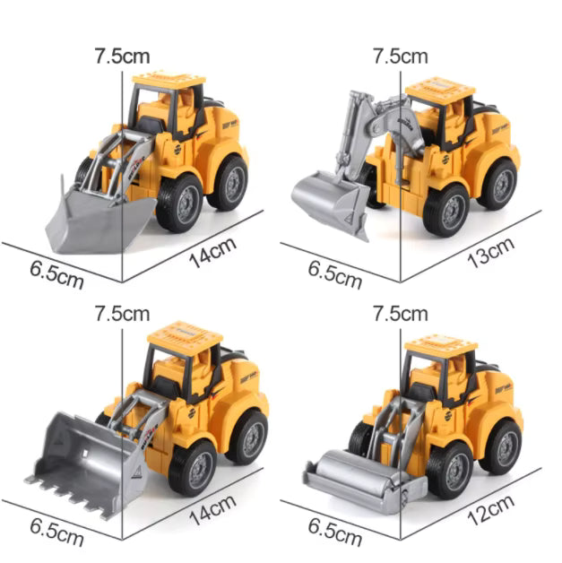 City Engineering Vehicle Friction Bulldozers