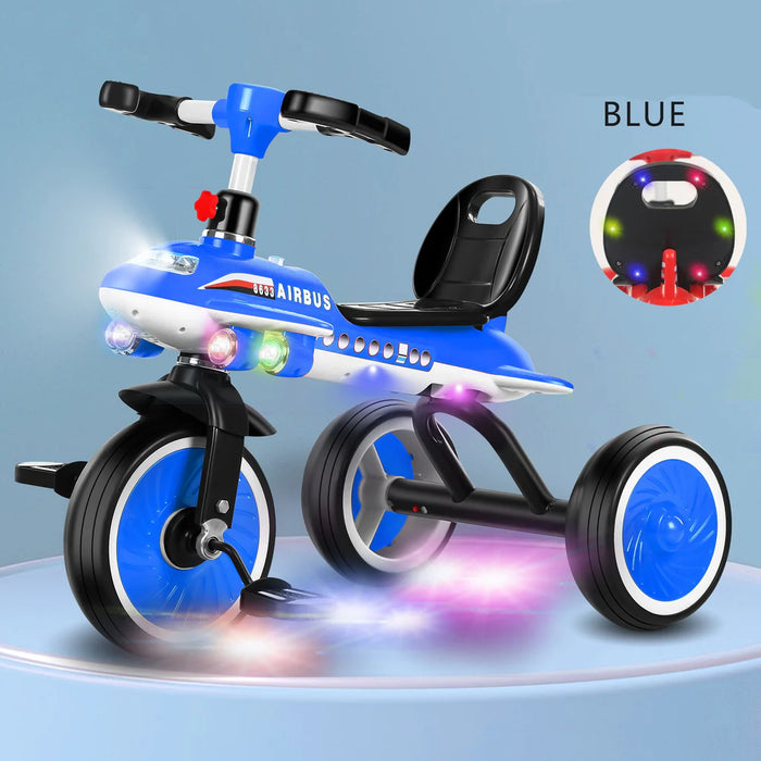 Airplane Shape Tricycle with Light & Sound