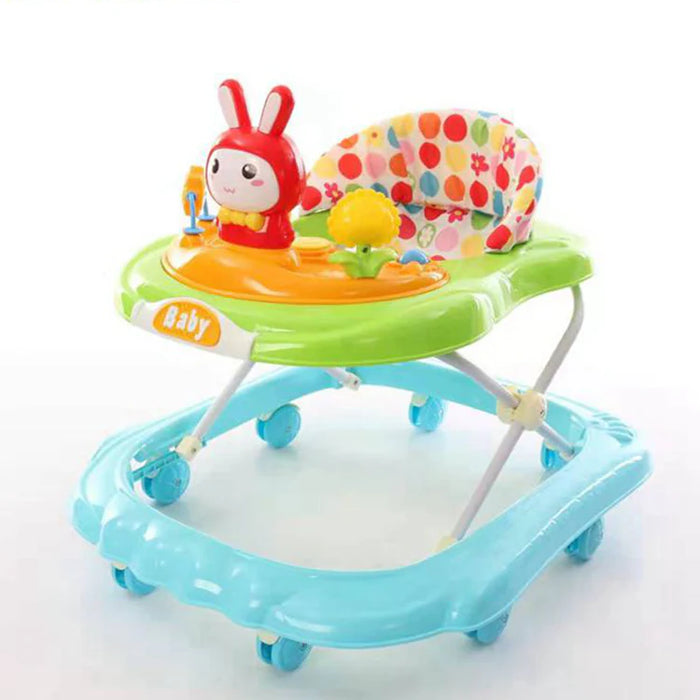 Cartoon Theme Baby Musical Walker