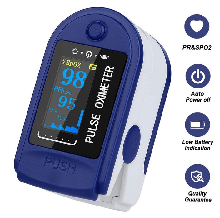 Fingertip Pulse Oximeter  Blood Oxygen  Meter