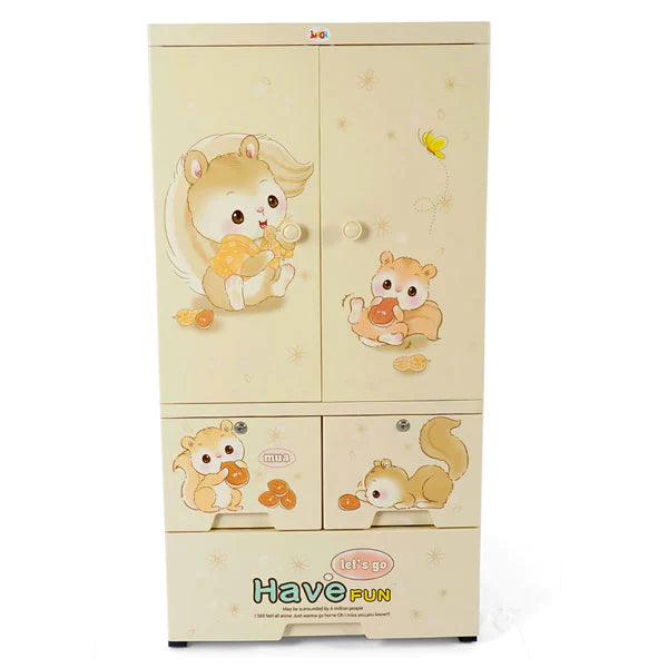 Squirrel Design Kids Wardrobe