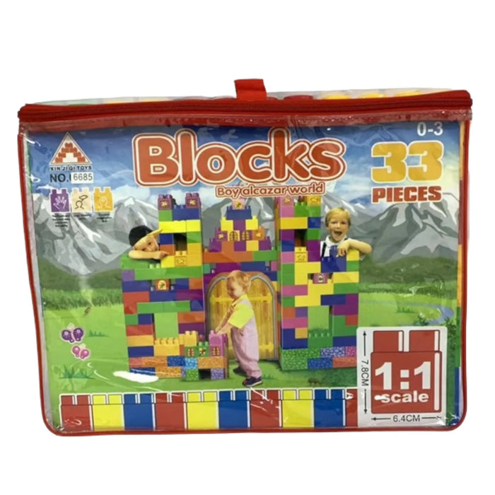 Boy Alcazar Building Blocks 33 Pieces